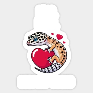 Leopard Gecko Live Love Sticker